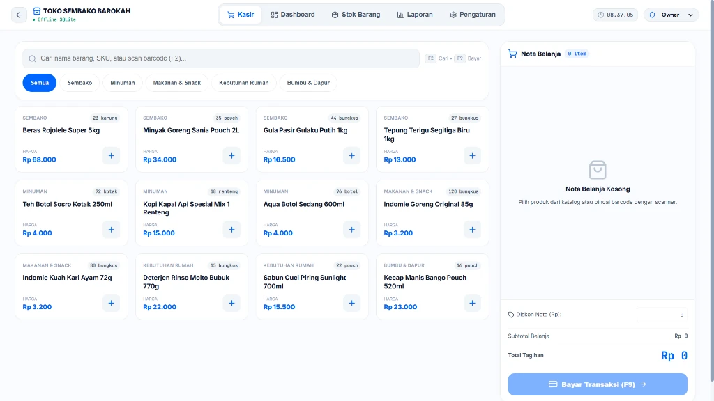 EraStack — Offline-First POS Interface 3